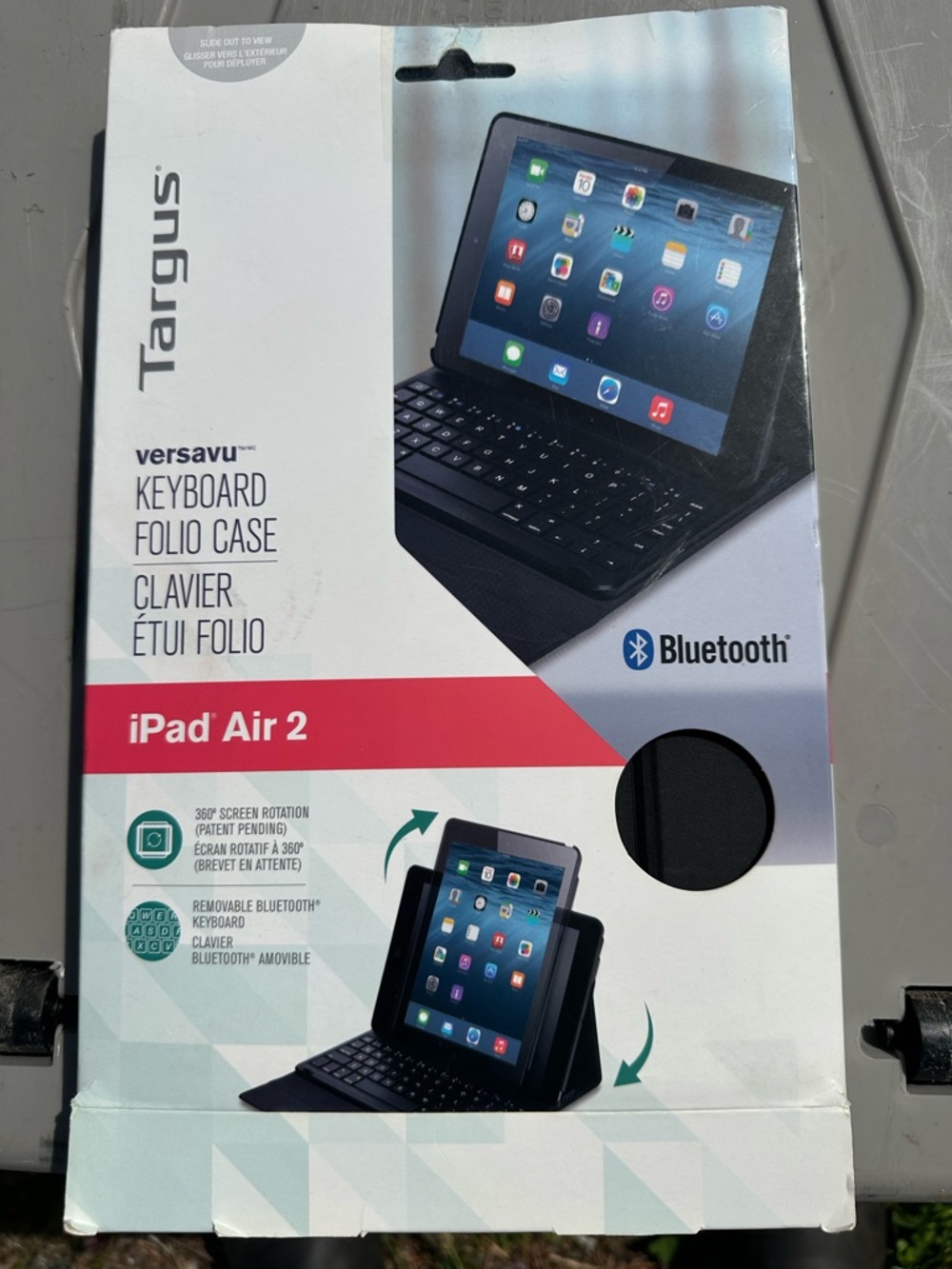 Targus Versavu Keyboard Folio Case for iPad Air 2 - Black